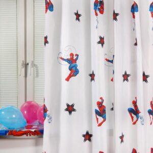 Портьера ТАС «SPIDER-MAN», ширина 200см х высота 265см, цвет белый