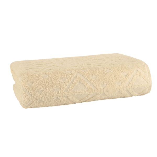 Полотенце TAC/махровое/JACQUARD/70х140/500 г/м2  (BEIGE, бежевый)